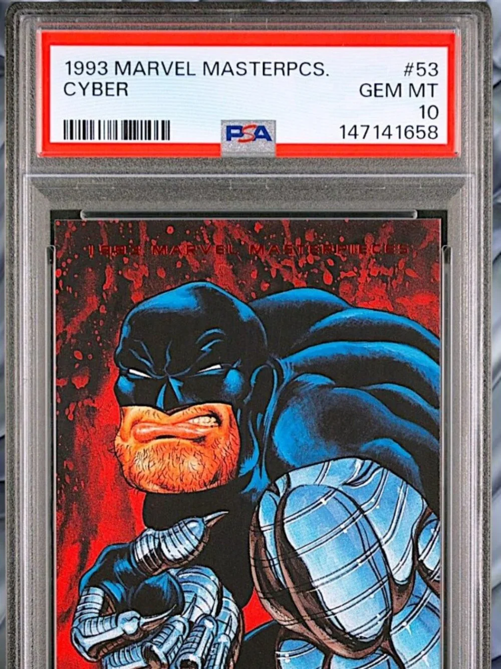 1993 Marvel Masterpieces #53 Cyber PSA 10 Pop 33